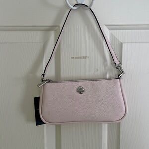 Kate Spade Light Pink Convertible Wristlet Shoulder Bag 8.8”x4” NWT